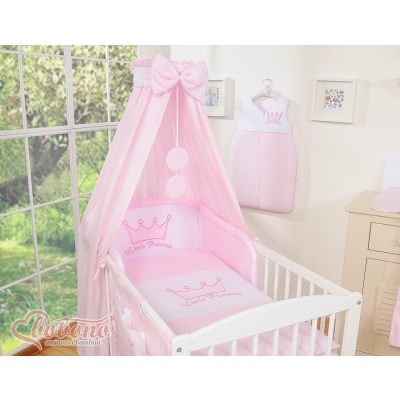 Ciel en Tissu pour Lit de Bébé Rose Prince / Princess Ciel en Tissu pour Lit de Bébé Rose Prince / Princess