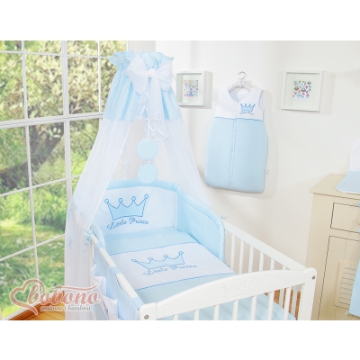 Ciel en Tulle pour Lit de Bébé Bleu Mousseline Prince / Princess Ciel en Tulle pour Lit de Bébé Bleu Mousseline Prince / Princess