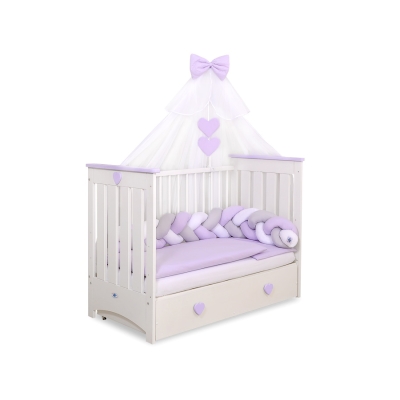 Moustiquaire en Tulle pour Lit Bébé Lila Mousseline Moustiquaire en Tulle pour Lit Bébé Lila Mousseline